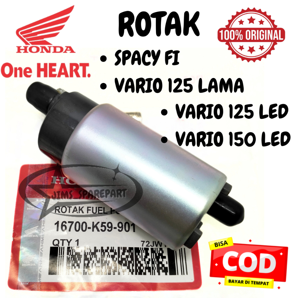 ROTAK HONDA K59 SPACY FI VARIO 125 OLD LAMA 150 LED DINAMO FUEL PUMP INJEKSI KEIHIN  KUALITAS ASLI A