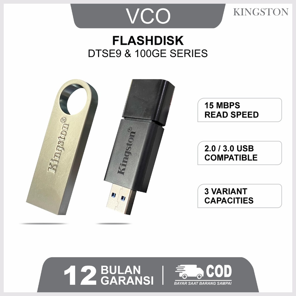 Kingston DataTraveler 100 G3 16GB/ 32GB/ 64GB/ 128GB USB 3.0 Flash Drive / FLASHDISK