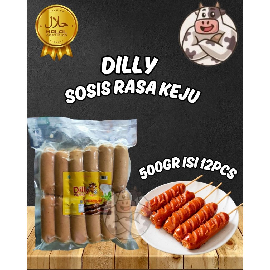 

DILLY SOSIS RASA KEJU 500GR ISI 12PCS HALAL