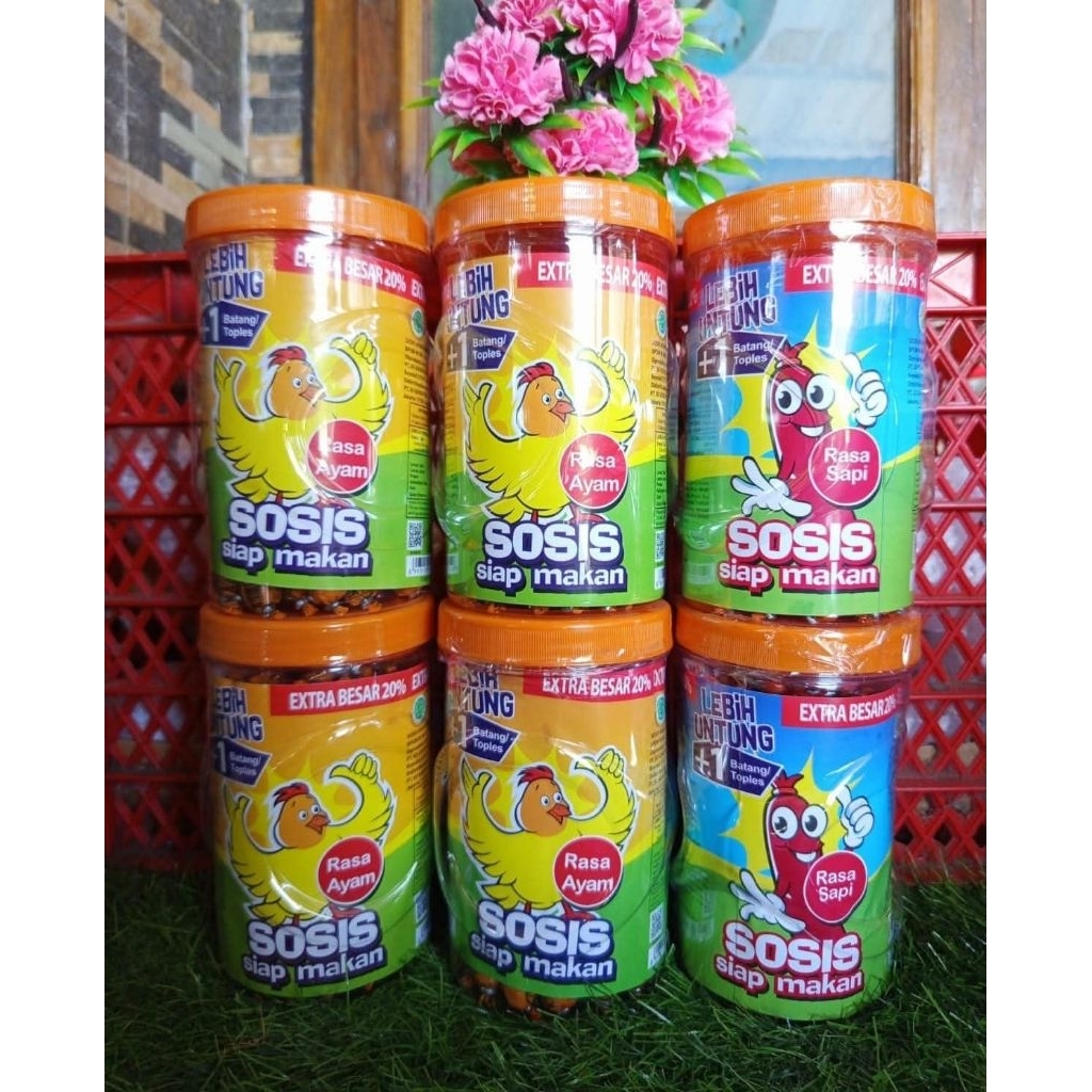 

sosis sonice toples siap makan