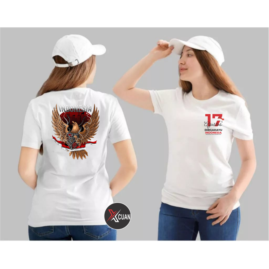 Kaos 17 AGUSTUS 1945 MERDEKA T-shirt Distro Lengan Pendek Desain Unik