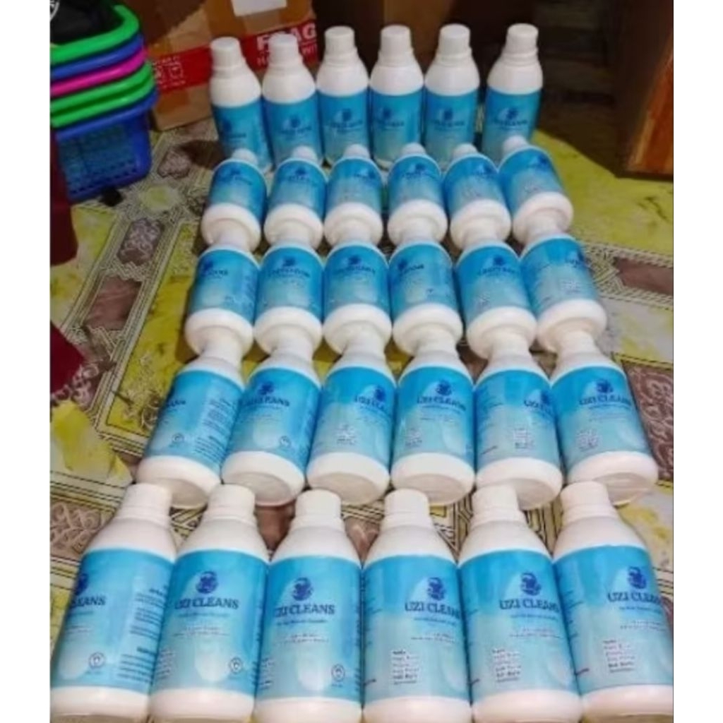 |10 pot uzi cleans | paket usaha | serbuk booster pencuci baju laundry dan rumahan