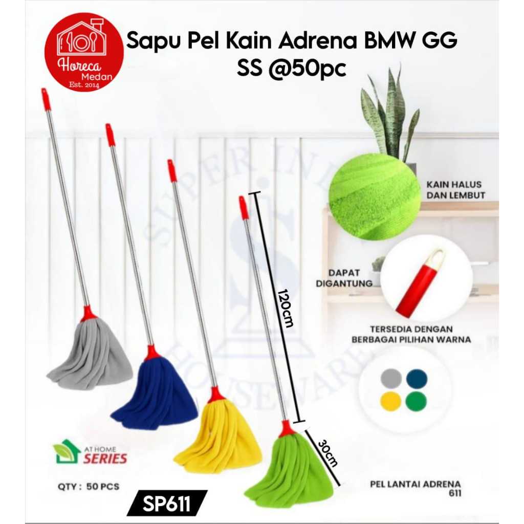 sapu pel kain / sapu pel microfiber /microfiber mop