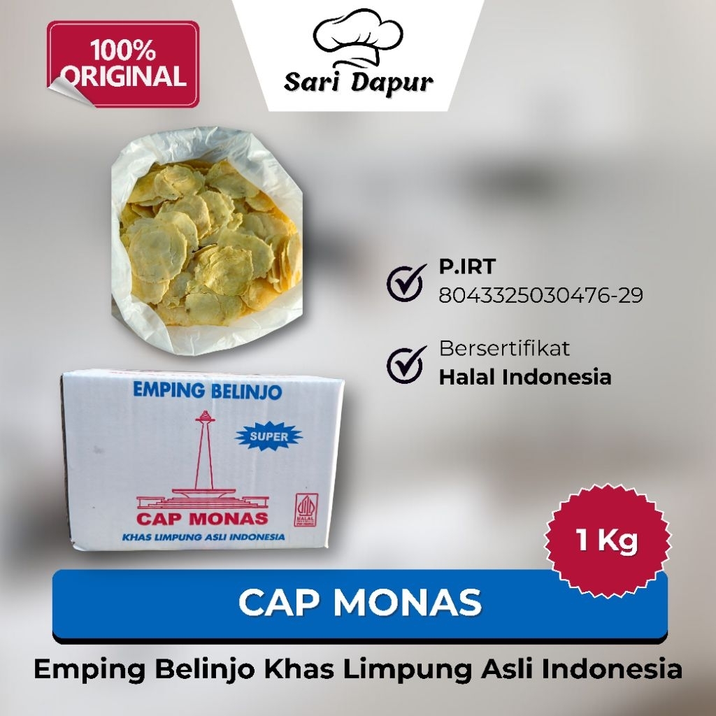 

CAP MONAS Emping Belinjo 1Kg