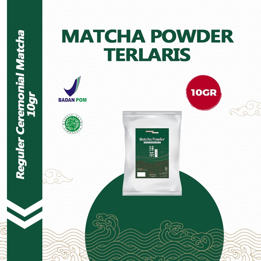 

Pure Matcha Ceremonial Grade Sample Tester Bubuk Matcha Murni Premium 10 Gr Plain Tanpa Gula Matcha Green Tea Jepang Asli 100% Omura Powder