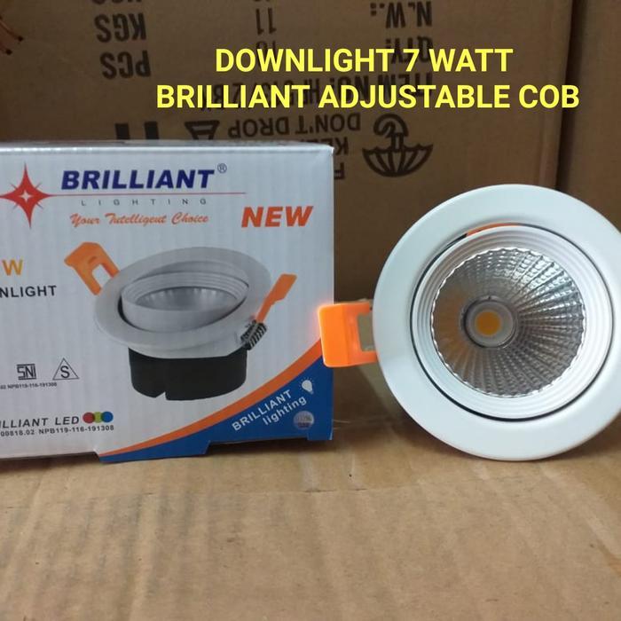 Downlight Led Spotlight Adjustable 7W/Lampu Downlight Spot Led Eclat 7 Watt Adjustable