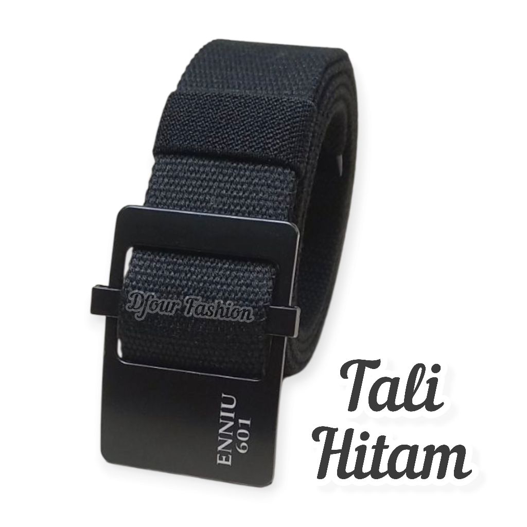 Gesper Pria Wanita Ikat Pinggang Bahan Kanvas