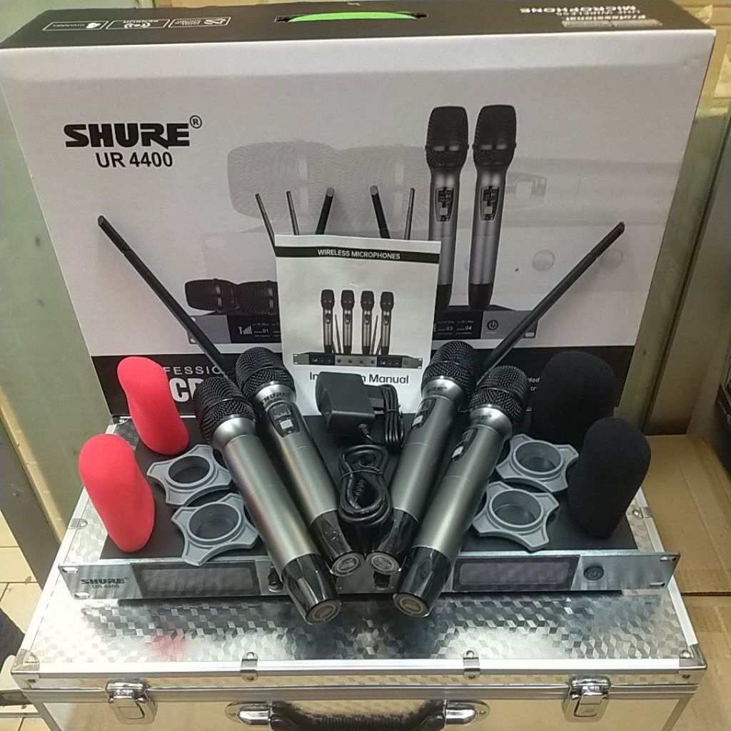 mic wireless shure UR 4400