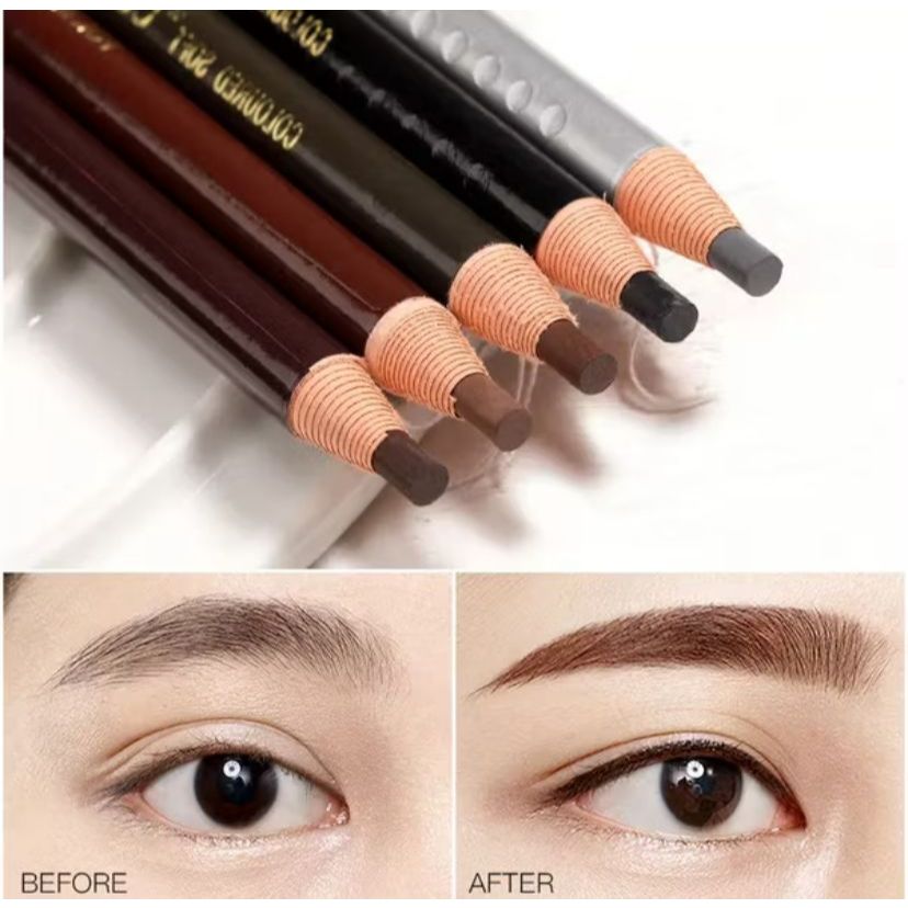 Eyebrow Pencil Waterproof Eyebrow Pensil Benang Alis / Pensil Alis Tarik Benang