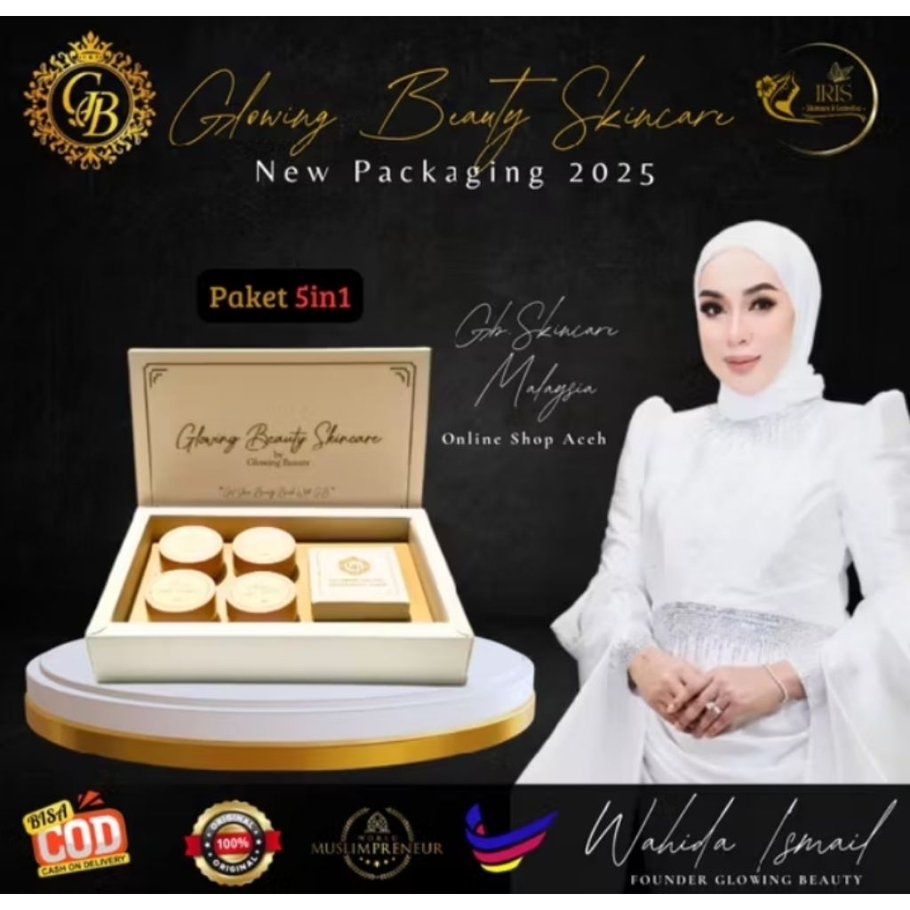 GB SKINCARE ORI MALAYSIA (5 in1)/AGEN RESMI /Glowing Beauty Skincare