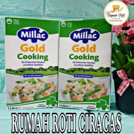 

MILLAC GOLD COOKING CREAM MILAC 1L KG WHIPP KRIM MASAK LITER LITRE GREEN