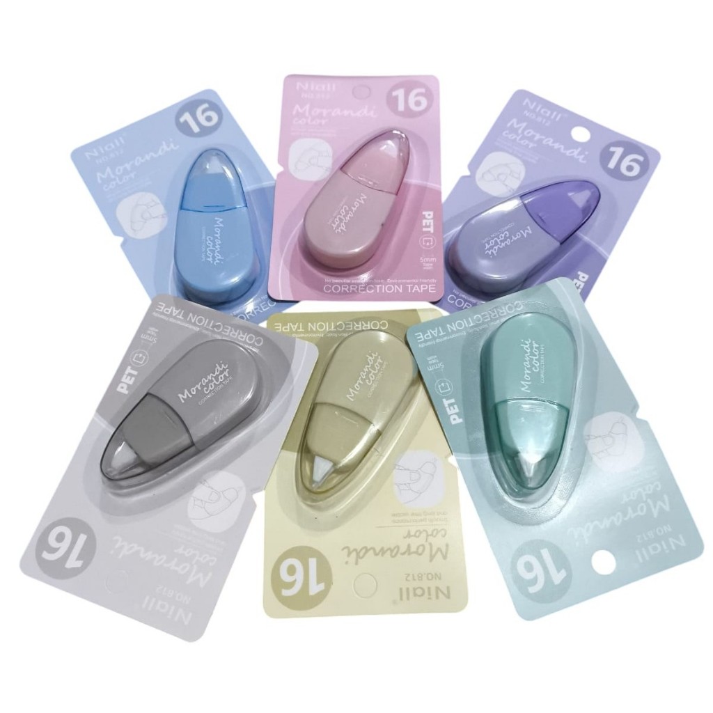 

(BISA COD) CORRECTION TAPE TIPE X KERTAS PERLENGKAPAN SEKOLAH ANAK-ANAK PENGHAPUS PULPEN MORANDI 5 MM