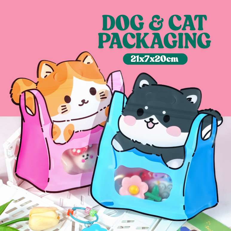 

Plastik Goodie Bag Packaging Ulang Tahun Ziplock Snack Kue Cookies Zipper Dog Cat Kemasan Souvenir Hampers Birthday Lucu Unik Hadiah Kado Gift