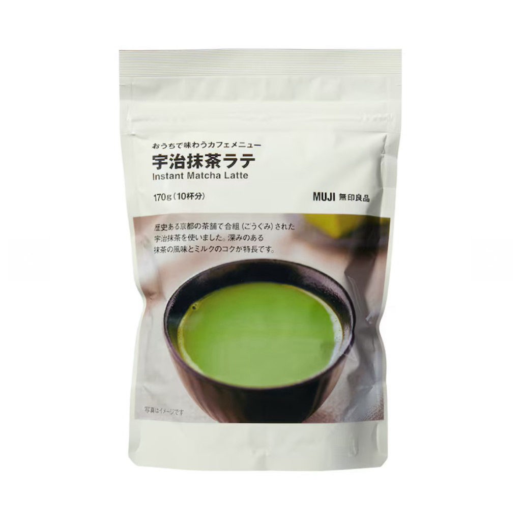 

MUJI_ Enjoy a cafe menu at home: Uji Matcha Latte