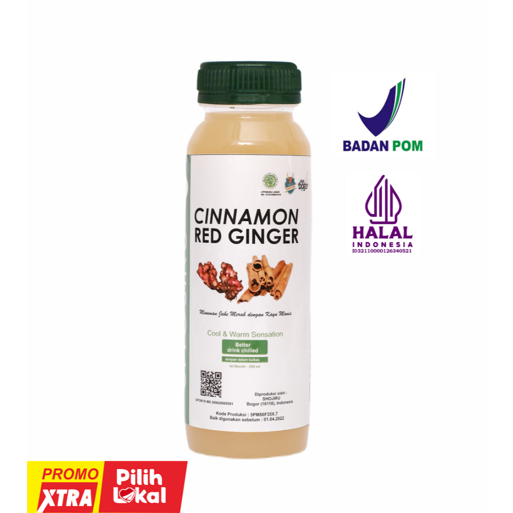 

Shojiru Minuman BOTANIKAL - Paket Cinnamon Red Ginger dan Lemon Fresco Kemasan Botol 250ml