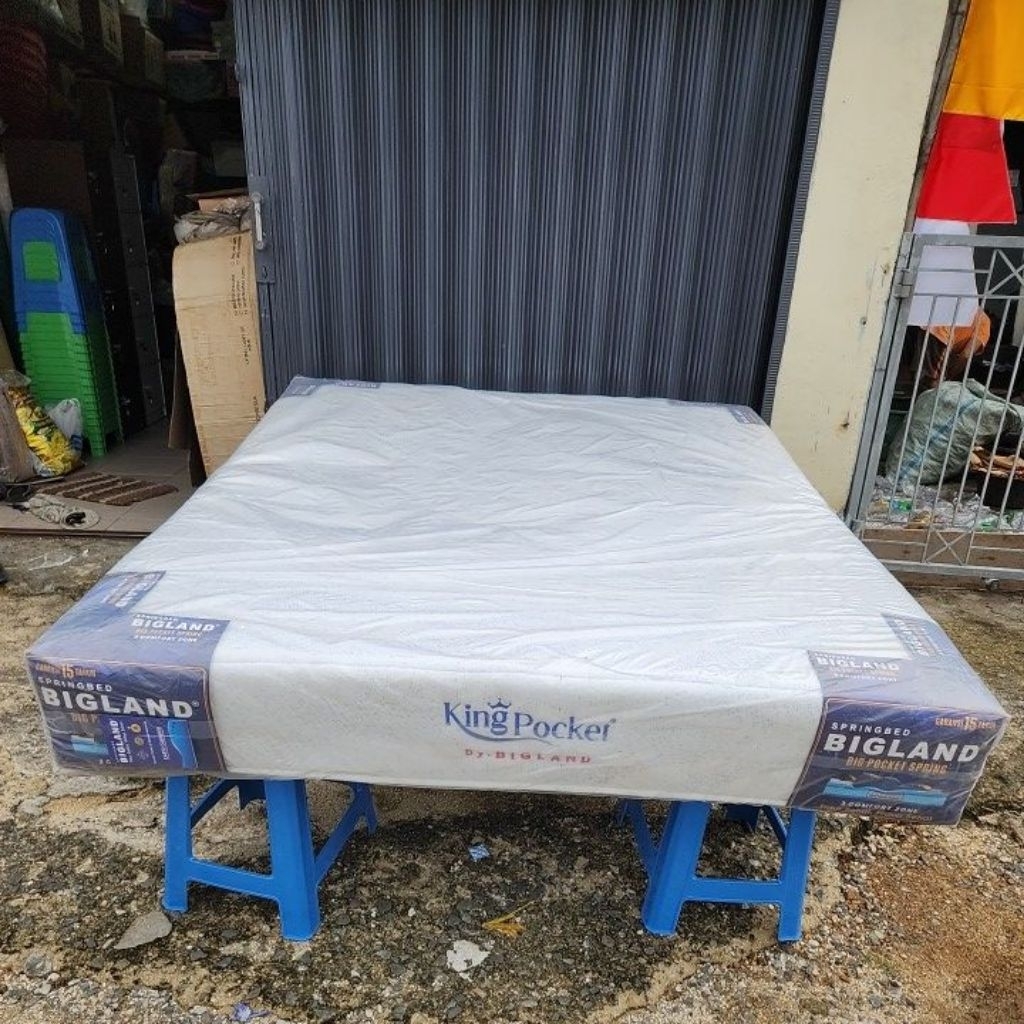 Springbed Matras Bigland King Pocket Latex