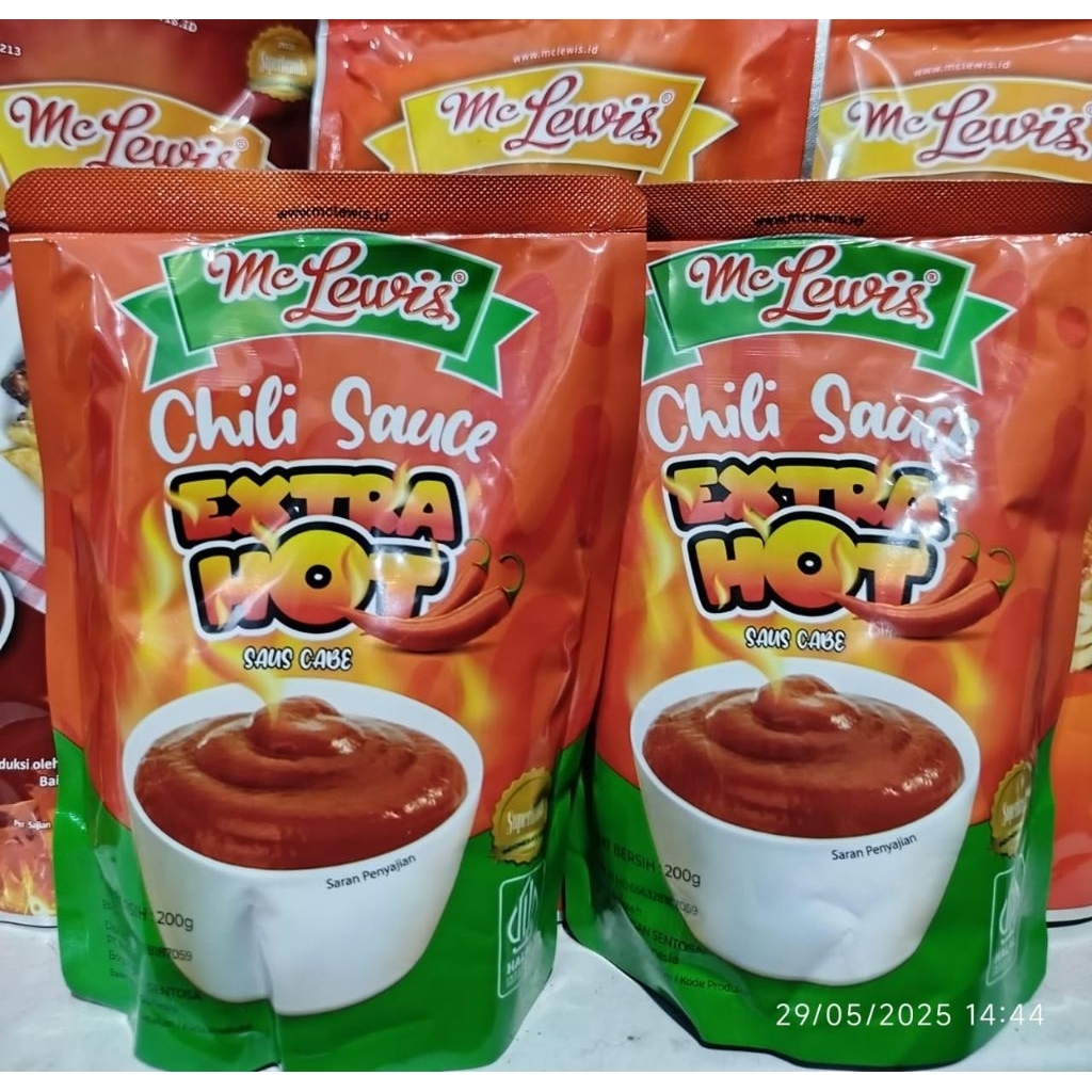

Mc lewis saus cabai extra hot 200gr