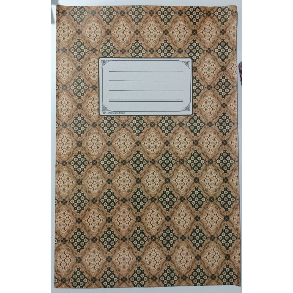 Stop Map Batik Folio / Map Kertas F4 Batik