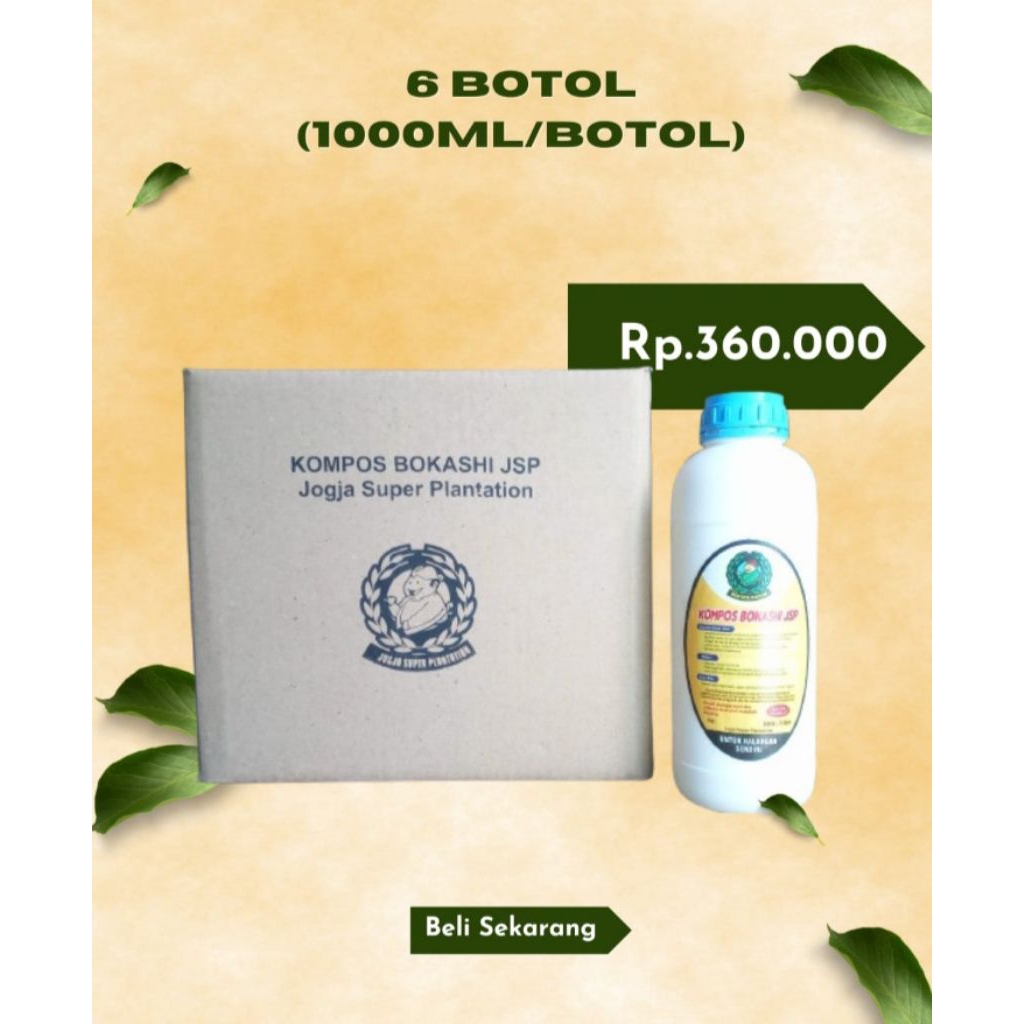 Pupuk Bokashi JSP 6 botol