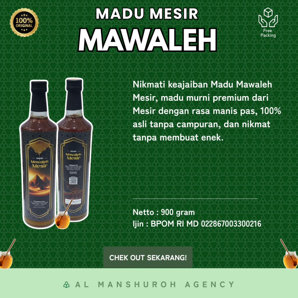 

Madu Mesir Mawaleh 900gr
