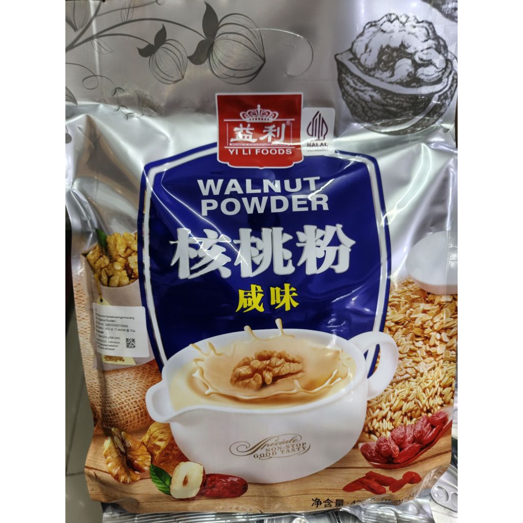 

Yili Walnut Powder / minuman sehat / makanan diet / cereal import
