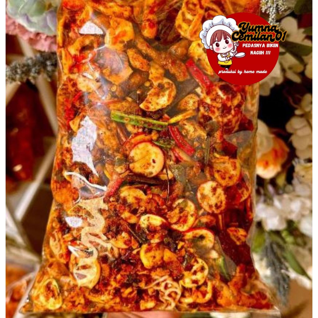 

TERLARIS SEBLAK KERUPUK 500GRM CAMPUR/MIX SEBLAK JENGKOL/PEDO/BAWANG/BASRENG/CIMOL/KRIPCA 500 gram