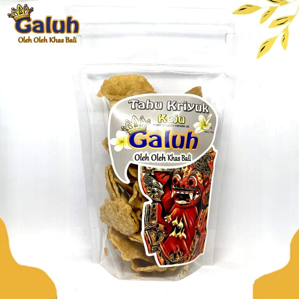 

Keripik Tahu Galuh 150g – Rasa Keju, Oleh Oleh Khas Bali