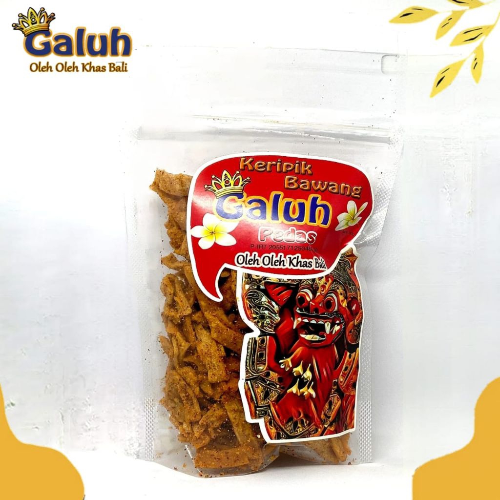 

Keripik Bawang Galuh 150g Renyah Pedas Halal Oleh Oleh Khas Bali Cemilan Lebaran Murah