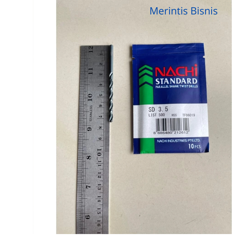 Mata Bor Nachi 3.5 MM Mata Bor Besi HSS - Nachi Mata Bor Besi HSS 3.5 MM