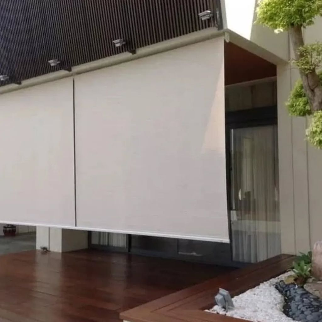 roller blinds outdoor/tirai tampiasan hujan dan panas