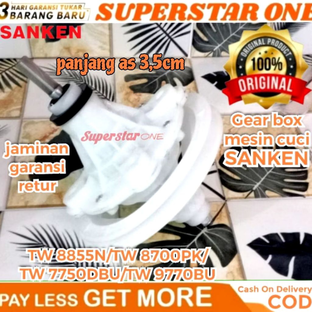 Gearbox/Girbox as kotak mesin cuci sanken/gearbox as kotak mesin cuci sanken