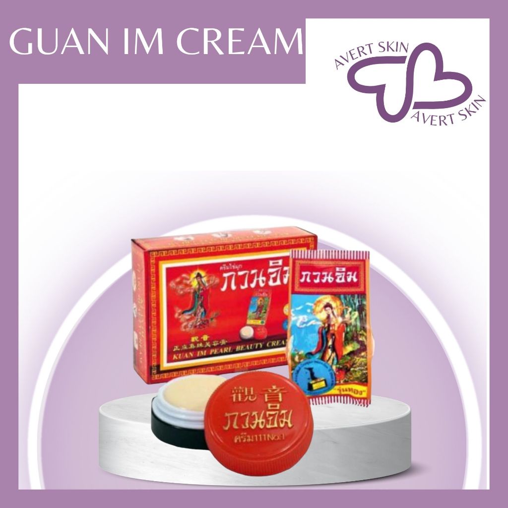 KUAN IM CREAM | BEDAK PEARL | KUAN IM PEARL | CREAM THAILAND | ALAS BEDAK | CREAM JERAWAT | Alas Bed