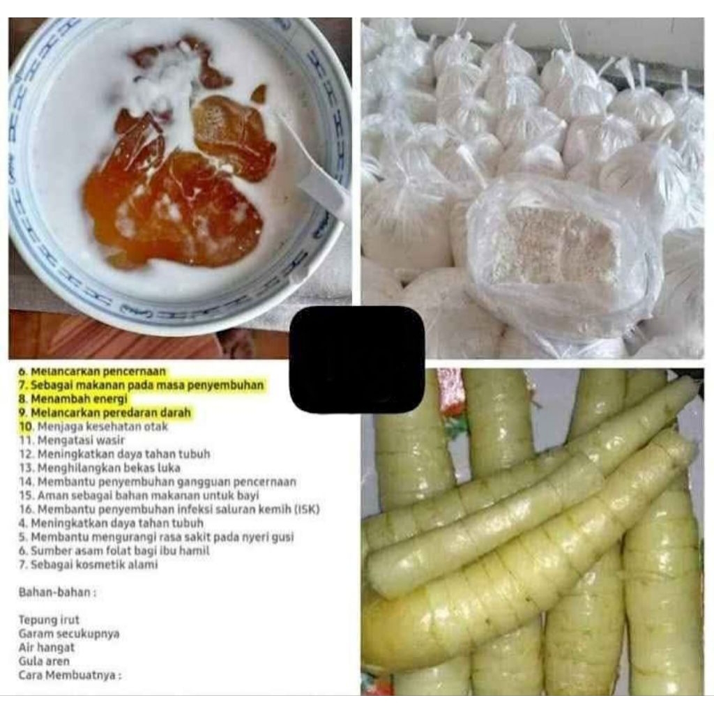 

PATI GARUT TEPUNG JLARUT 500 GRAM UNTUK SAKIT MAGH LAMBUNG