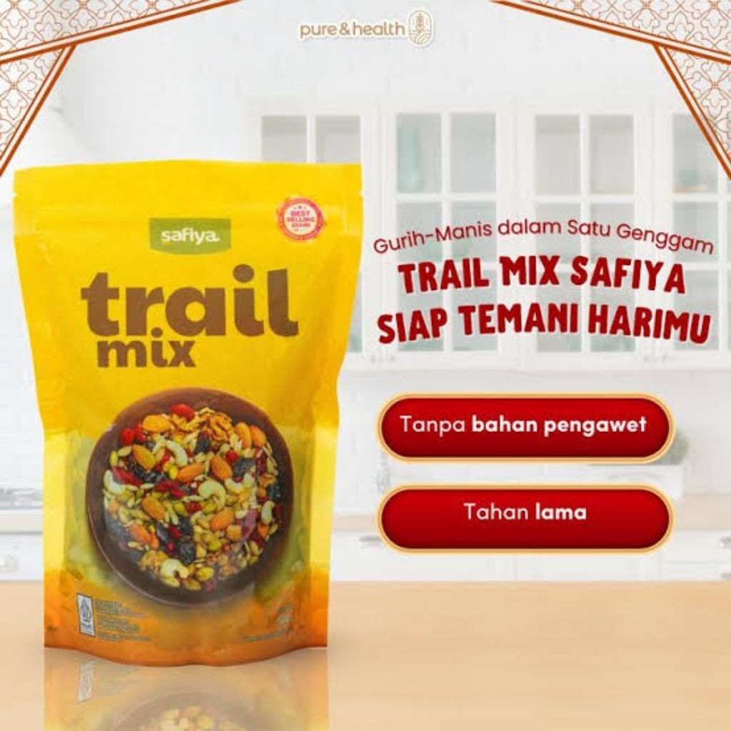 

YN954 Safiya Trail Mix Original 250 Gram Dried Fruit Seed Nut Roasted Snack