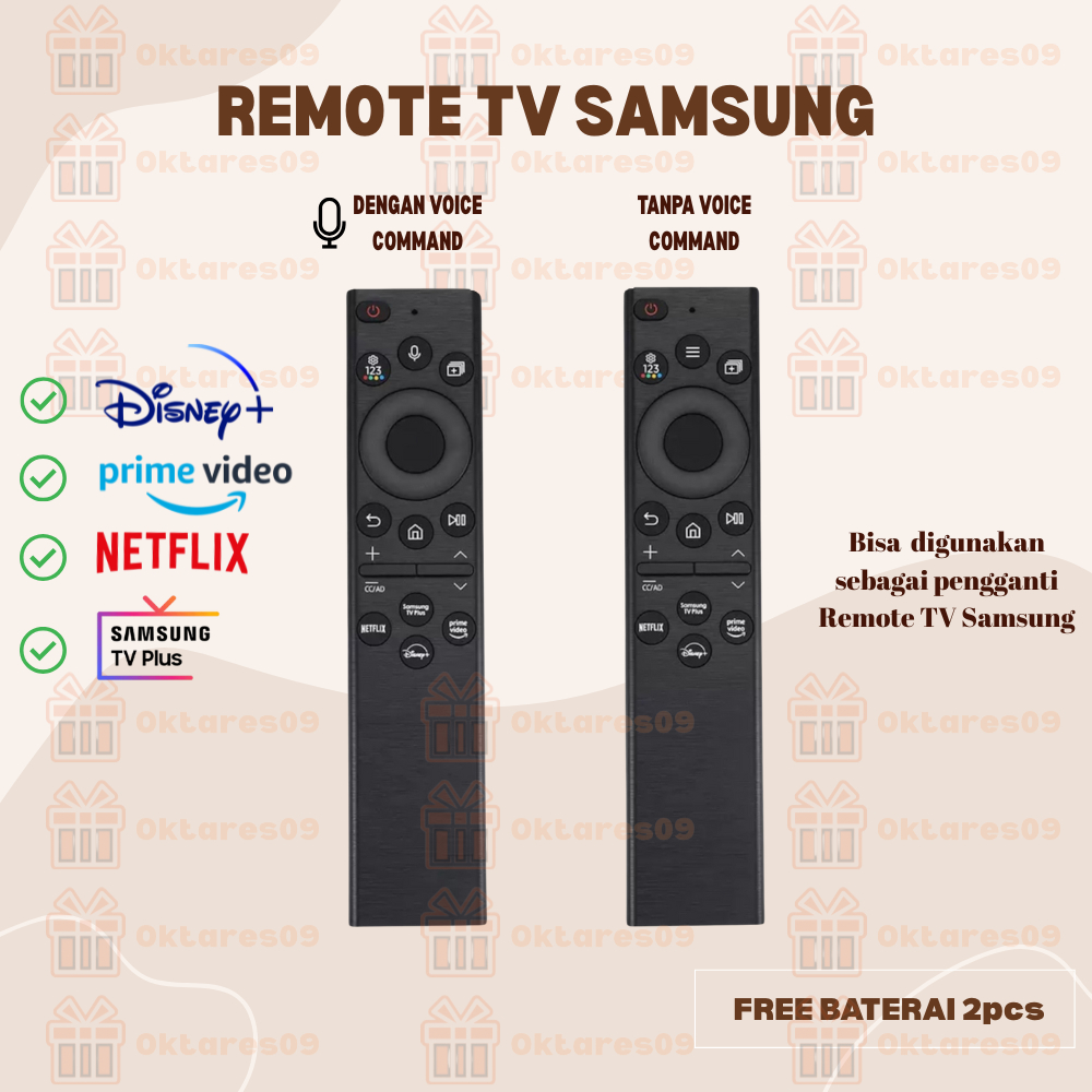 Remote Smart TV Samsung Voice / Non Voice