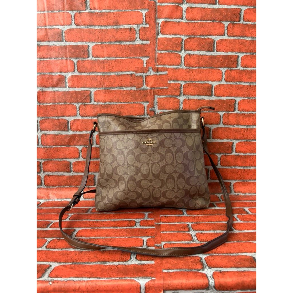 TAS SLING KULIT PRIA WANITA COC SECOND BRAND / TAS SELEMPANG KULIT PRIA WANITA COC SECOND