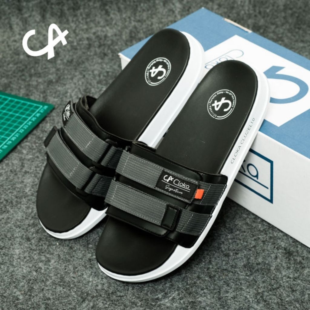 SANDAL KARET PRIA SLIDE SLOP ANTI AIR SANDAL COWOK DEWASA