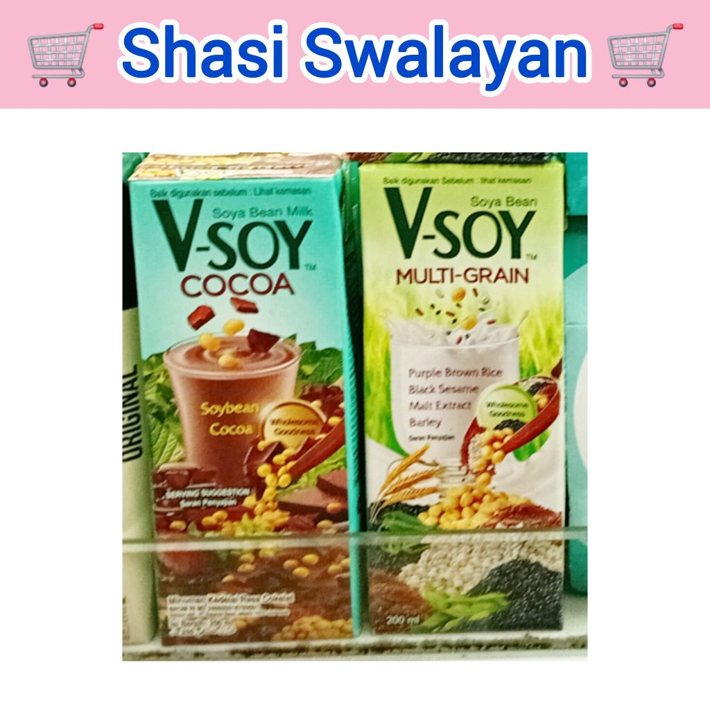 

V-Soy Multi-Grain Susu Kacang Kedelai 200 ml