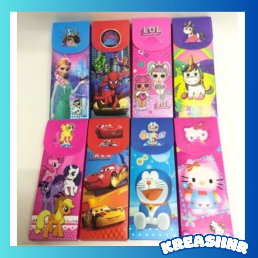 

Tempat Pensil Lipat Bahan Plastik PVC Tebal