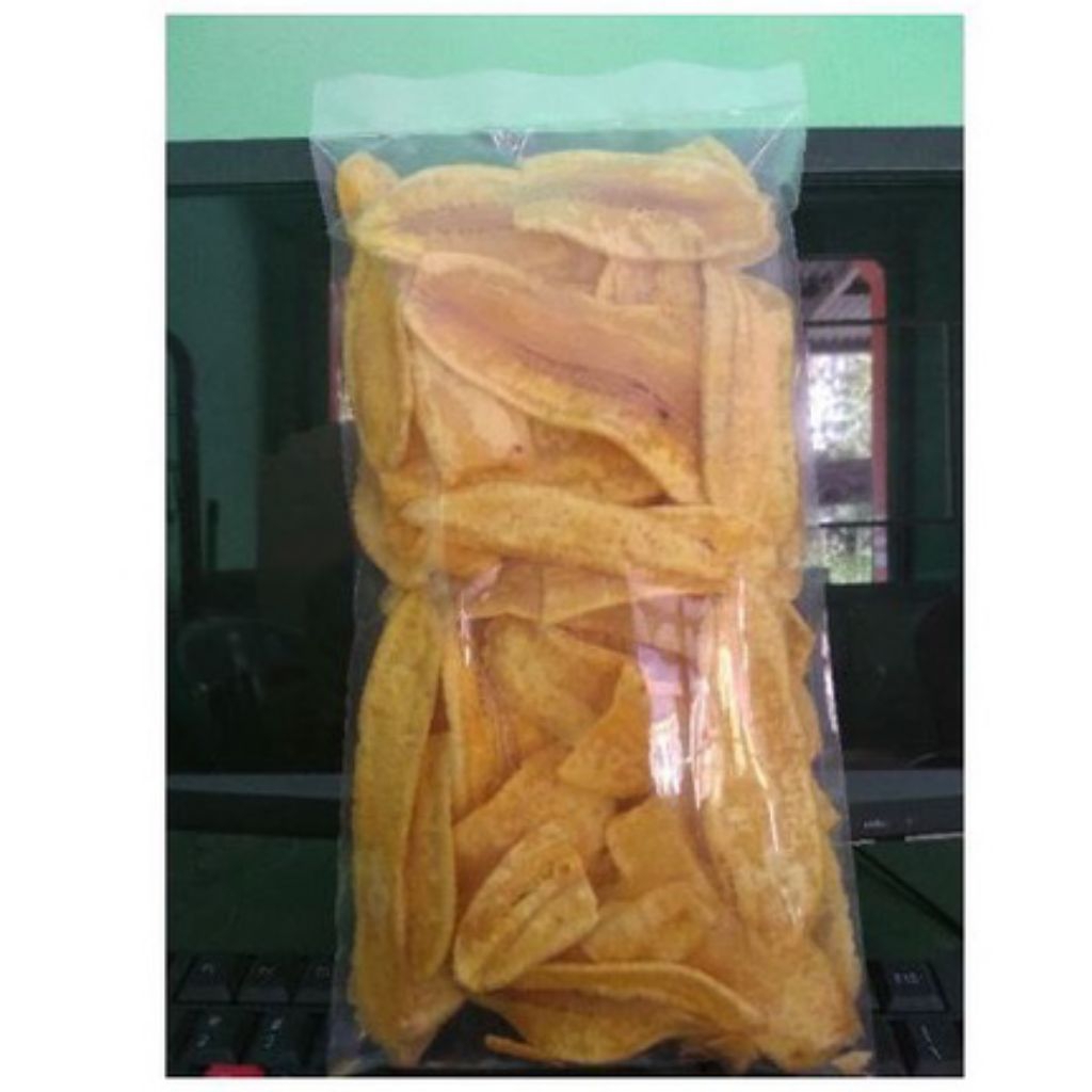 

kripik pisang /cemilan enak gurih dan renyah