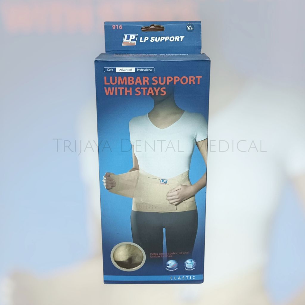 Trijaya Dental Medical Lumbar Support With Stays LP 916/ Korset Punggung LP 916/ Korset Penopang lum
