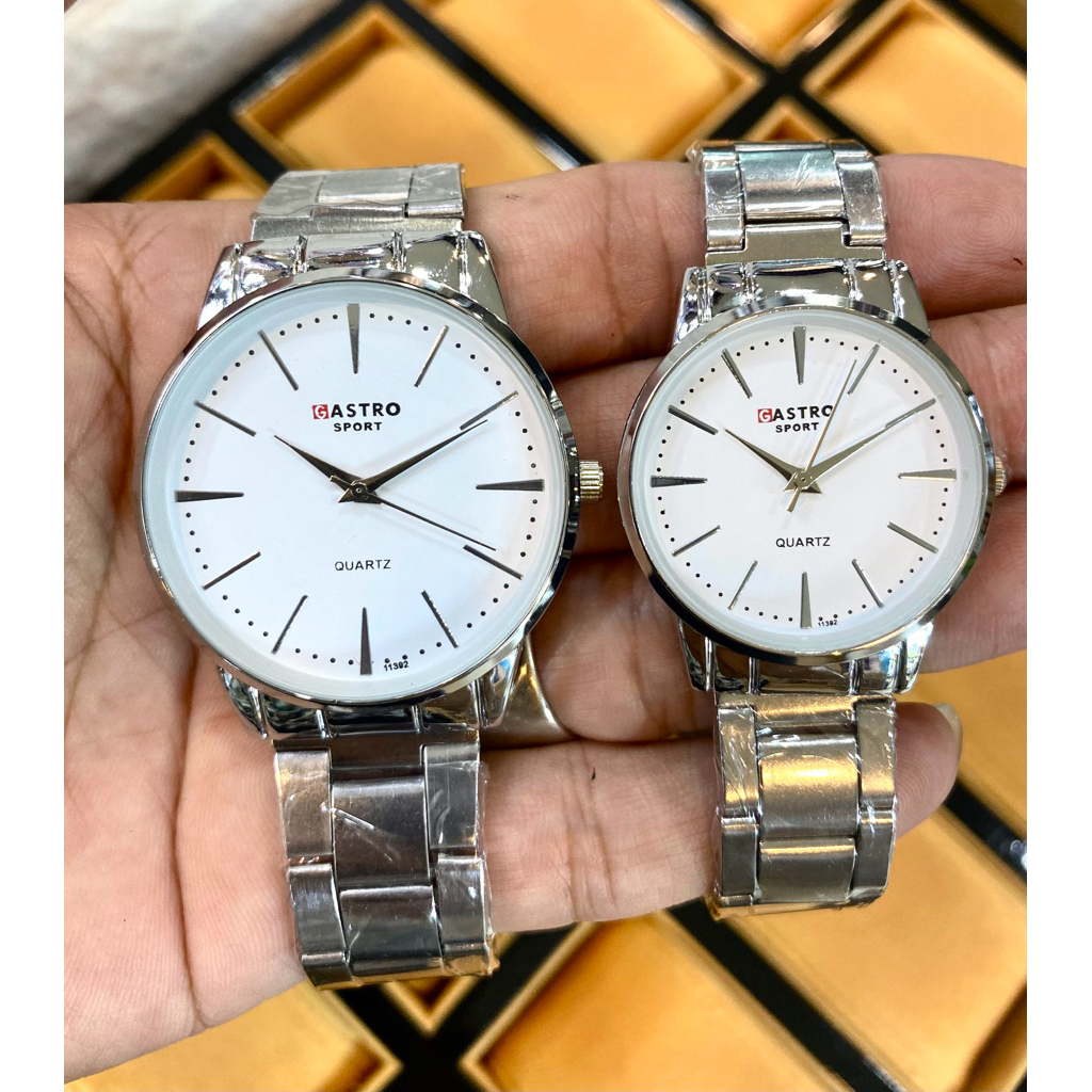 Jam Tangan Couple GASTRO Rantai Pasangan Super Keren
