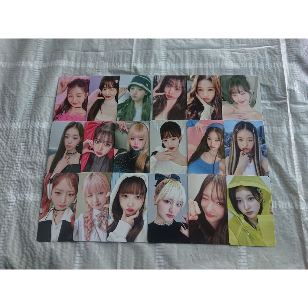 Photocard official KPOP IVE wonyoung wony leeseo rei liz gaeul Lodi afli after like love dive iam i'