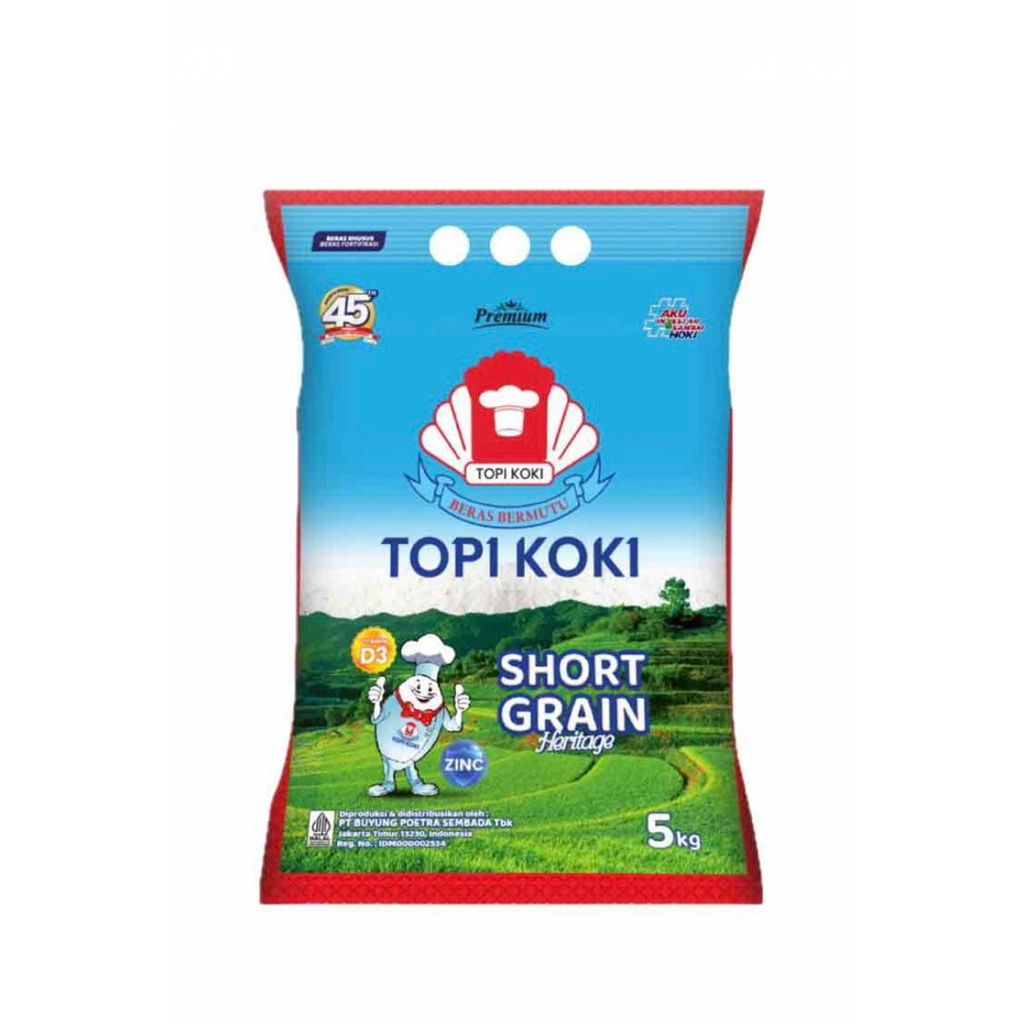 

Topi Koki Beras Short Grain Sak 5 kg