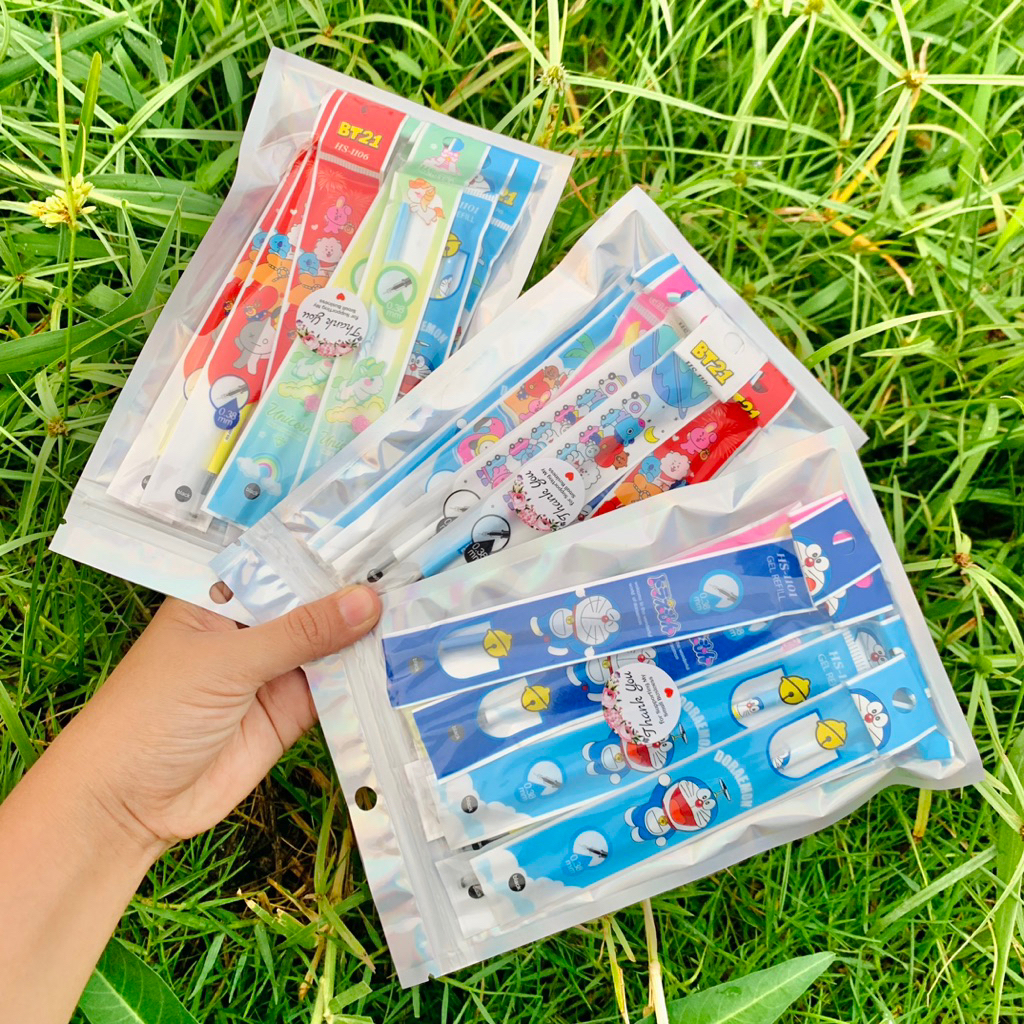 

[MADANI] 10 PCS ISI ULANG TINTA PULPEN GEL REFIL TINTA PENA CAIR ISI ULANG PENA TINTA