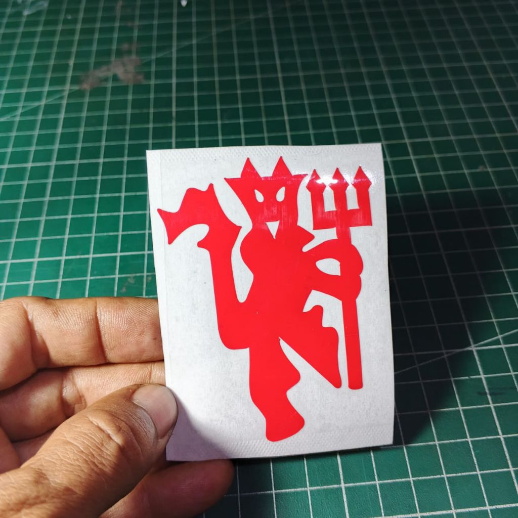 

Stiker The Red Devil Sticker Cutting Murah