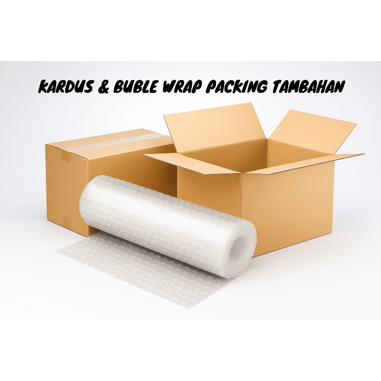 

Kardus & Bubble Wrap Tambahan Packing
