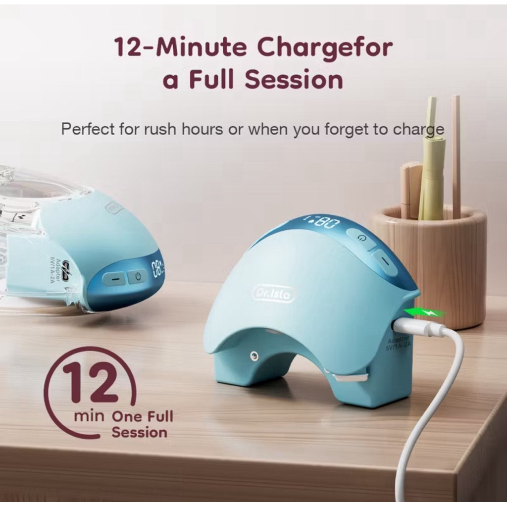 Pompa Asi Dr Isla Portable Handsfree Preloved Breast Pump Wireless Cableless Tanpa Selang Pompa Susu