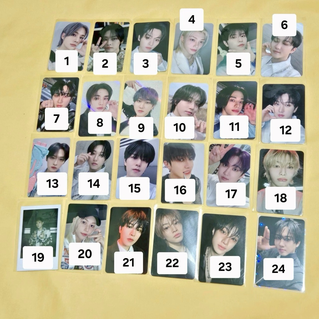 [READY STOCK] PC PHOTOCARD STRAY KIDS SKZ STRAYKIDS BANGCHAN CHANGBIN LEEKNOW LEE KNOW HYUNJIN HAN F