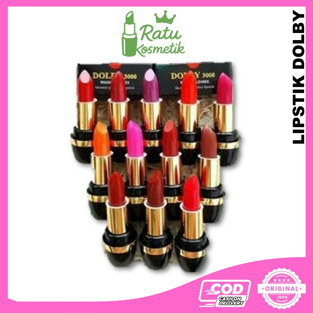 RATU * DOLBY * Lipstick / Lipstik Dolby 3000 Warna No 151 / MIX SATUAN MAKASSAR Lipstick Dolby 3000 